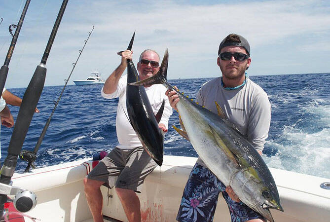 manuel antonio offshore fishing charters quepos costa rica full day and 3/4 day